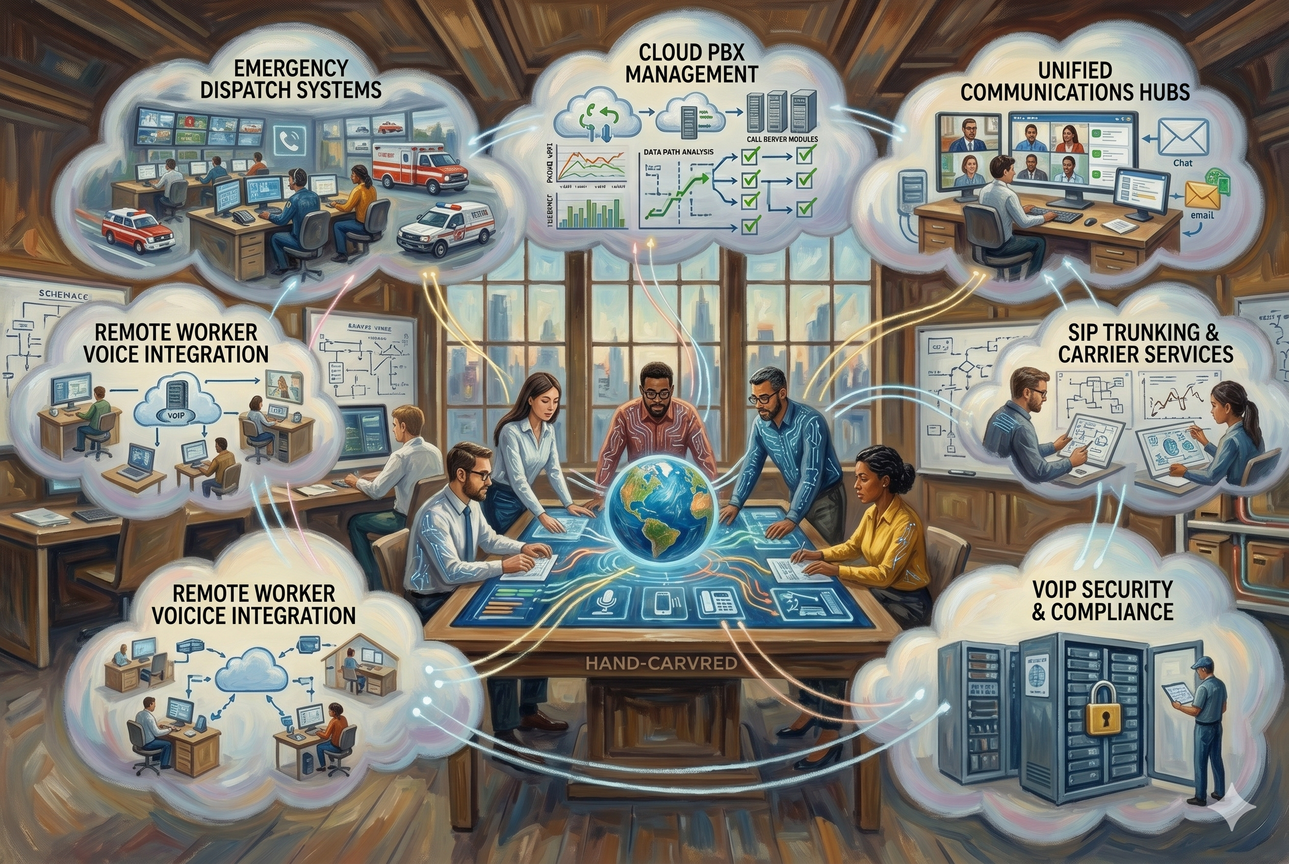 VoIP and telephony image